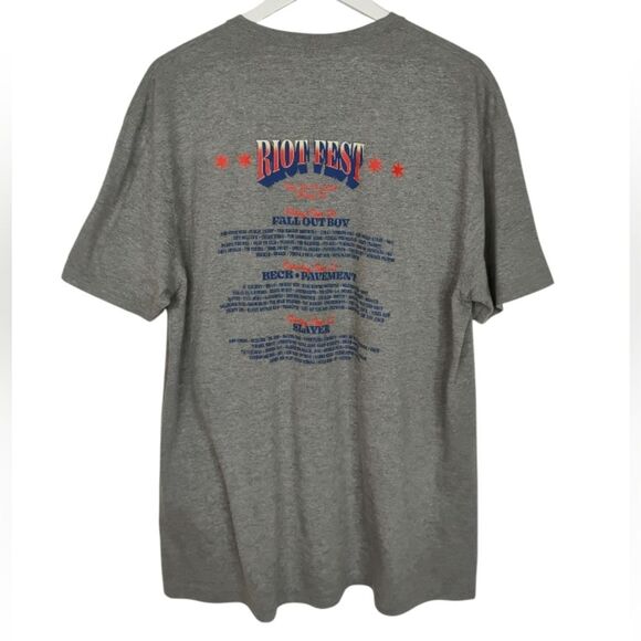 Riot Fest Chicago Concert T-Shirt Gray size XL - Picture 4 of 12